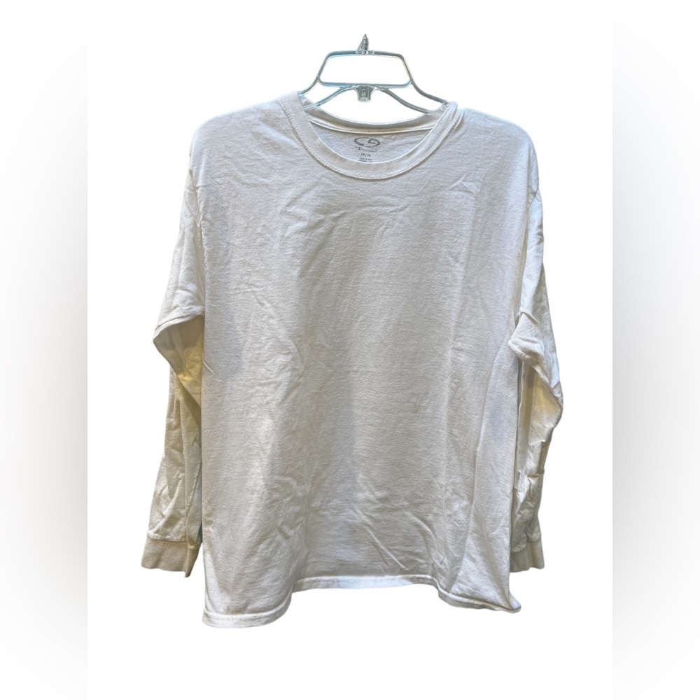 C9 by Champion Long Sleeve white Layering Cotton T Shirt Size M